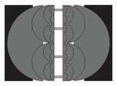 A 2D fractal vise drawing